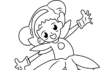 Dziewczyna Doremi Kolorowanka Dziewczyna Doremi do druku