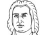 Kolorowanka online Jan Sebastian Bach