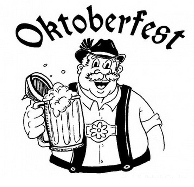 Kolorowanka online Oktoberfest Bawaria