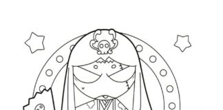 Kolorowanka online Scena z komiksu Keroro Gunso