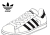 Kolorowanka online Trampki Adidas buty