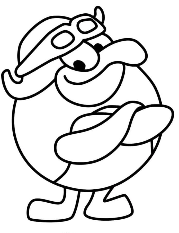 Kolorowaka Postać OttoRiki do druku