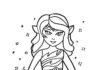 Kolorowanka Azari Firedancer Lego Friends dla dziewczynek do druku