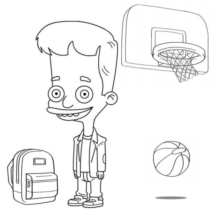 Kolorowanka Chłopiec Nick Birch do druku