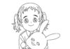 Kolorowanka Conny z The Promised Neverland do druku