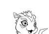 Gomamon dla dzieci Kolorowanka Gomamon dla dzieci do druku