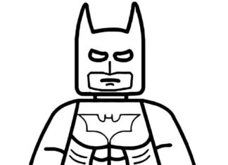 Kolorowanka Lego Batman seria do druku