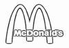 Kolorowanka Logo McDonald do druku