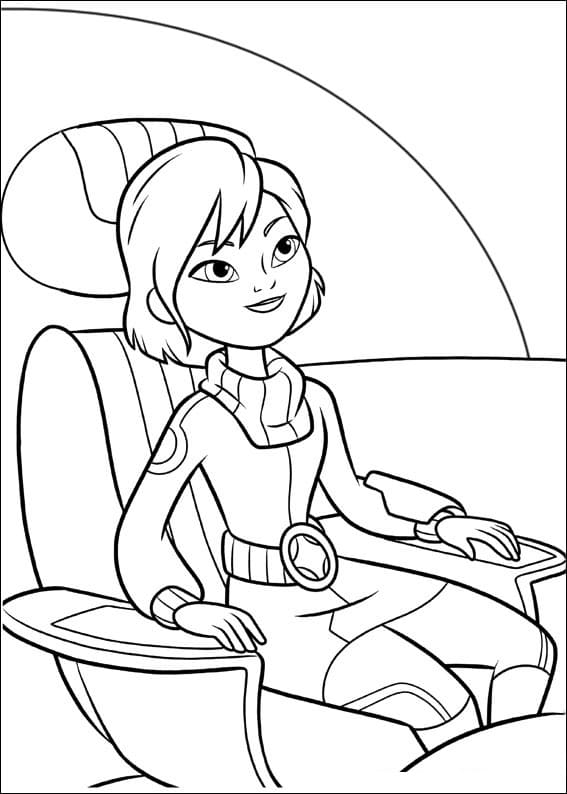 Kolorowanka Miles from Tomorrowland bajka do druku