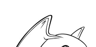 Kolorowanka Patamon z Digimon do druku