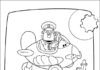 Kolorowanka Pilot Pete z Engie Benjy do druku