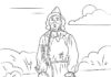 Strach na Wróble z Wizard of Oz Kolorowanka Strach na wróble z Wizard of Oz do druku