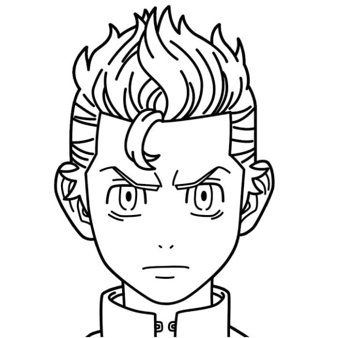 Kolorowanka Takemichi z Tokyo Revengers do druku