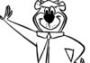 Yogi bear dla dzieci Kolorowanka Yogi bear dla dzieci