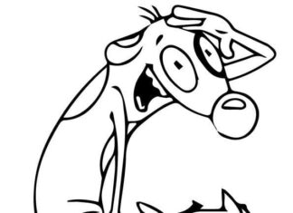 Zabawny Kotopies Kolorowanka Zabawny Kotopies do druku