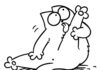 Zwariowany Simon’s Cat Kolorowanka Zwariowany Simon’s Cat do druku