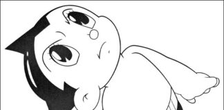 Astro Boy lata Kolorowanka Astro Boy lata