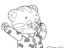 Daniel Tiger idzie spać Kolorowanka Daniel Tiger idzie spać