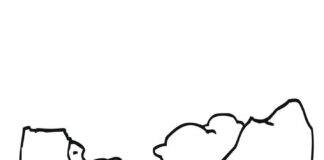 Fiordy w Norwegii Kolorowanka Fjordy w Norwegii do wydruku