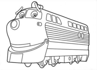 Kolorowanka Koko z Chuggington