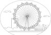 Kolorowanka London Eye do wydruku