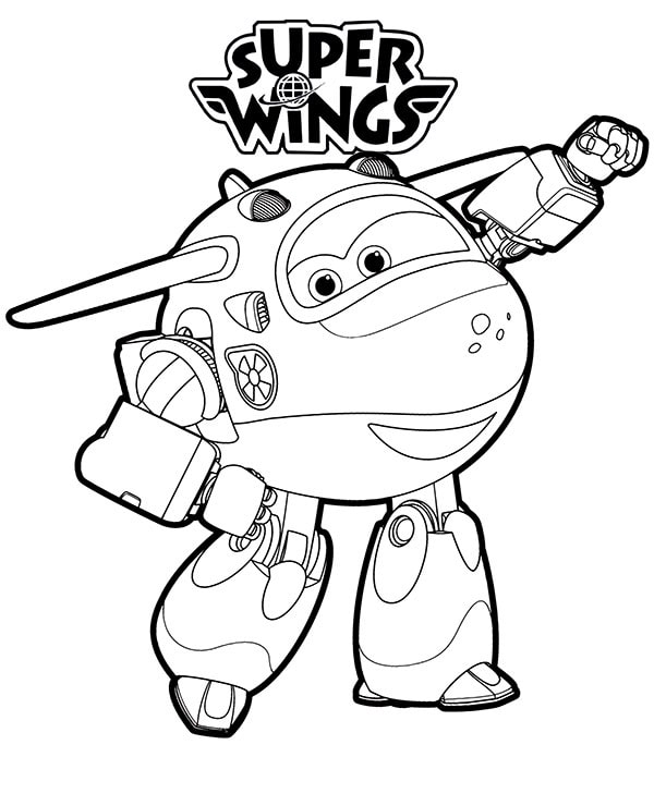 Kolorowanka Mira Super Wings do druku