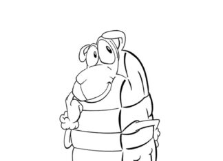 Kolorowanka Owca WordWorld