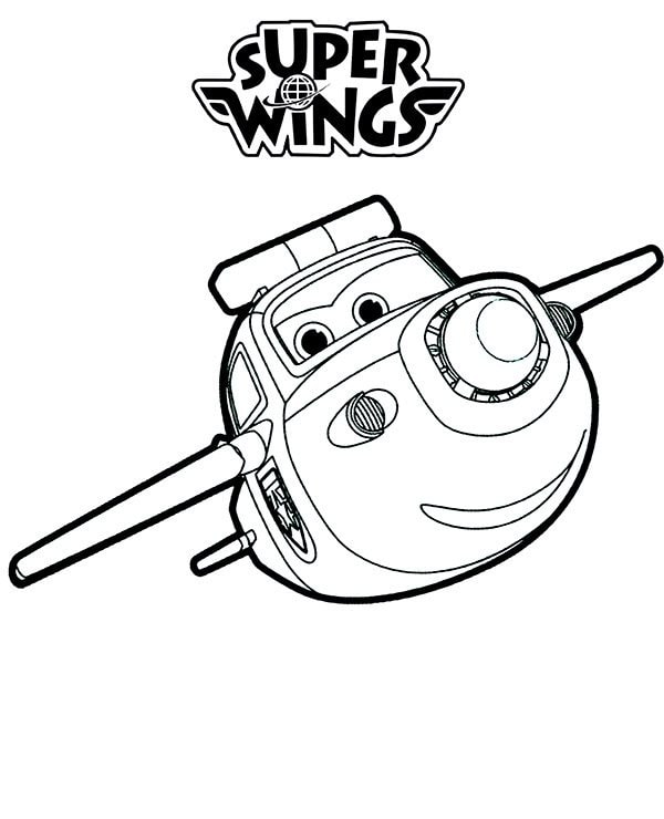 Kolorowanka Paul Super Wings