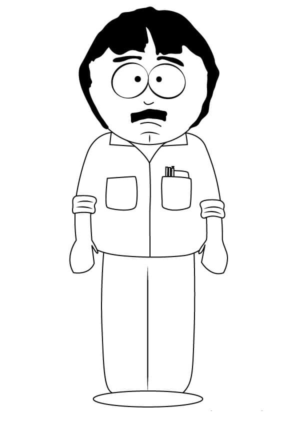 Kolorowanka Randy Marsh do druku