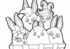 Sunny Bunnies dla dzieci Kolorowanka Sunny Bunnies dla dzieci do drukowania