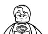 Superbohater z klocków Lego Superman Kolorowanka Superbohater z klocków Lego Superman dla chłopców
