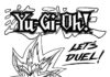 Kolorowanka Tajemnicza gra w karty Yu Gi Oh