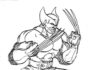 Kolorowanka Wojownik Wolverine dla dzieci do druku