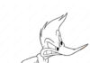 Woody Woodpecker dla dzieci Kolorowanka Woody Woodpecker dla dzieci do druku online