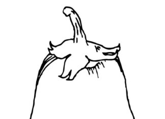 Duży bakłażan duży bakłażan do druku dla dzieci