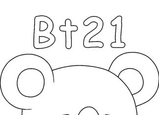 Bt21 kolorowanka Bt21