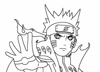 kolorowanka bohater Boruto