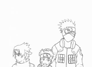 kolorowanka bohaterowie Boruto