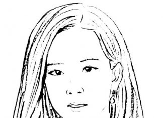 Członek zespołu Black Pink kolorowanka członek zespołu Black Pink do druku