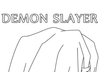 kolorowanka demon slayer z bajki zenitsu demon slayer
