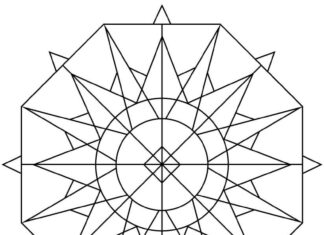 Kolorowanka dla dzieci kolorowanka dla dzieci kalejdoskop do wydruku