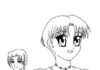 kolorowanka dwie postacie z bajki tokyo mew mew