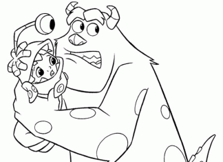 Główne postacie bajki Boo kolorowanka główne postacie bajki BOO