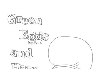 kolorowanka green eggs and ham