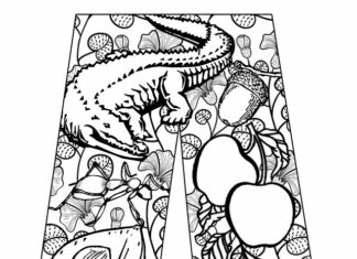 Iluzja optyczna litera A kolorowanka iluzja optyczna litera A