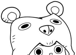 Mała postać z bajki kolorowanka małą postać z bajki