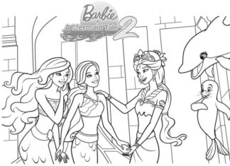 Postacie z bajki Barbie kolorowanka postacie z bajki barbie do druku