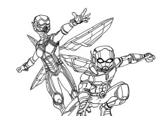 kolorowanka postacie z marvela