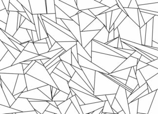 Szablon w różne figury kolorowanka szablon w różne figury