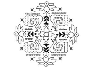 Szablon z ptakami kolorowanka szablon z ptakami